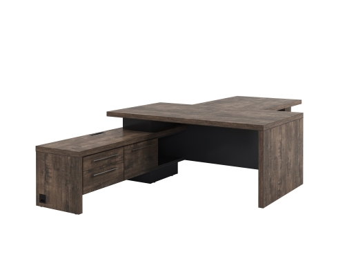 Стол руководителя с опорной тумбой Т-818.1000Л с брифингом и блоком розеток фото 2 Стол руководителя с опорной тумбой Т-818.1000Л с брифингом и блоком розеток фото 2