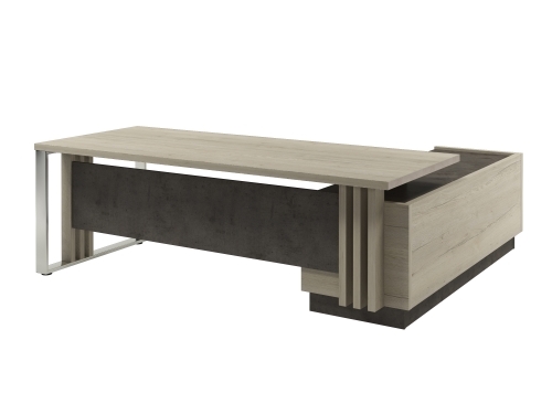 Стол для руководителя с опорной тумбой Z-422л.0000 (L) Стол для руководителя с опорной тумбой Z-422л.0000 (L)