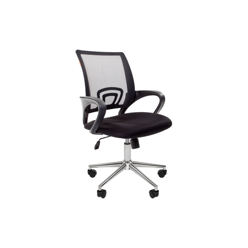 Кресло офисное Chairman 696 Black (Хром) (Сетка/Ткань) Кресло офисное Chairman 696 Black (Хром) (Сетка/Ткань)