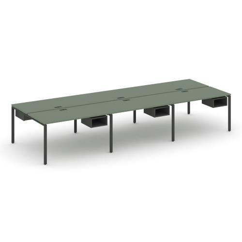 Бенч-система на 6 мест с подвесными тумбами Concept CN.DRS-142 фото 2 Бенч-система на 6 мест с подвесными тумбами Concept CN.DRS-142 фото 2