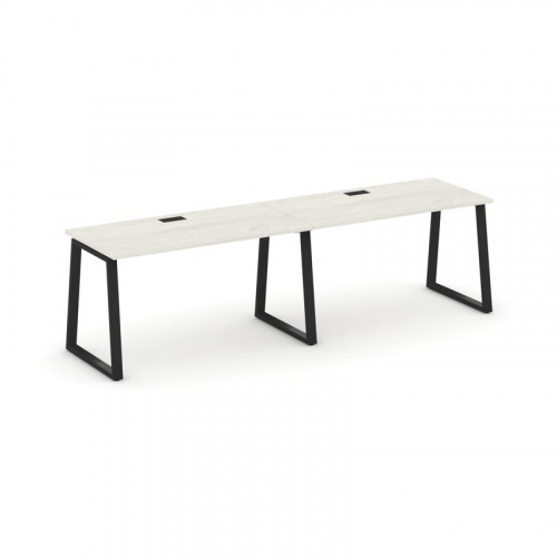 Style Project Рабочая станция 1 сторон. SN-6T1.ORS-014 Акация Лорка/Металл Антрацит/Заглушка Пластик фото 9