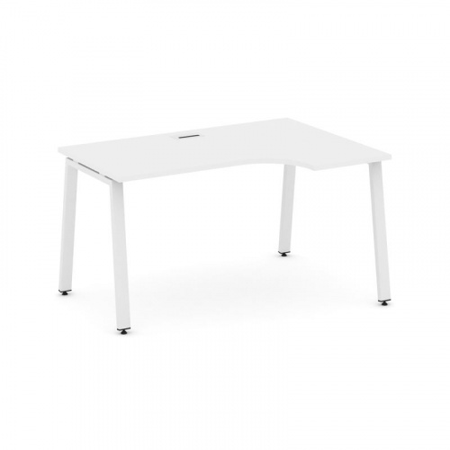 Style Project Стол рабочий эргоном. SN-6A.SPA-001(R) Вяз Благородный/Металл Антрацит 1380*600/980*75 фото 24