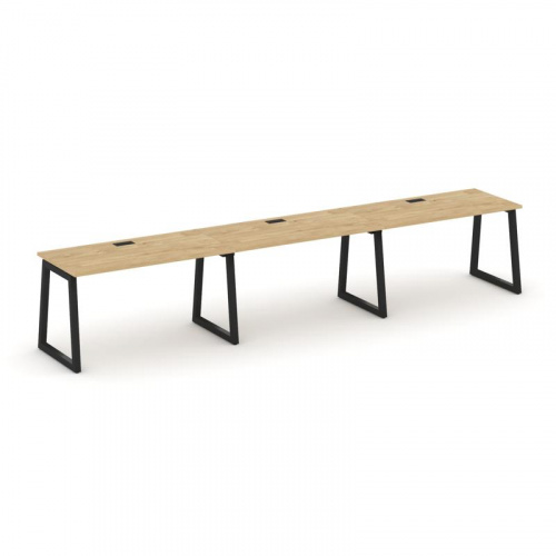 Style Project Рабочая станция 1 сторон. SN-5T1.ORS-054 Акация Лорка/Металл Антрацит/Заглушка Пластик