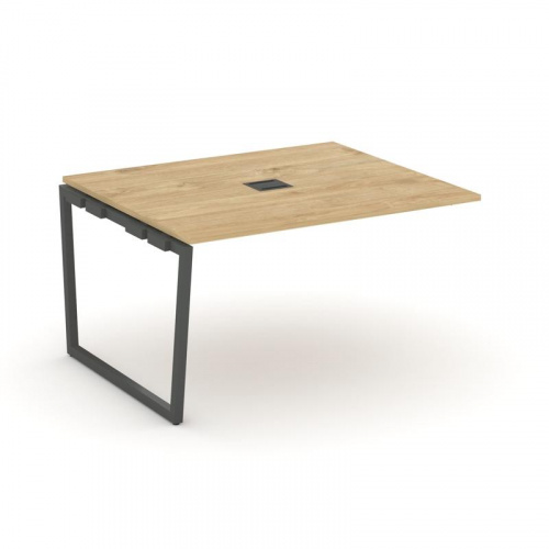 Style Project Проходной наб. элем. перег. стола SN-4T2.NSPRG-033 Акация Лорка/Металл Антрацит/Заглуш фото 22