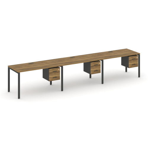 Бенч-система на 3 места с подвесными тумбами Concept CN.ORS-133