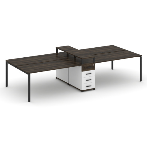 Бенч-система на 4 места с 1 опорной тумбой Concept CN.DRS-436 фото 9