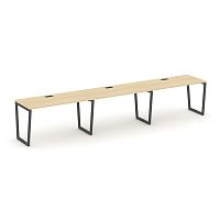 Style Project Рабочая станция 1 сторон. SN-4T2.ORS-042 Акация Лорка/Металл Антрацит/Заглушка Пластик