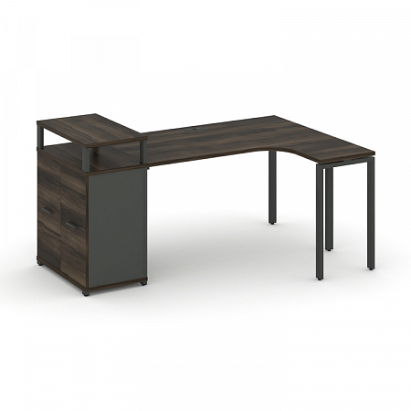 Стол эргономичный с опорным распашным шкафом Concept CN.SA-212(R)