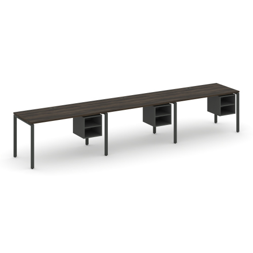 Бенч-система на 3 места с подвесными тумбами Concept CN.ORS-126 фото 3
