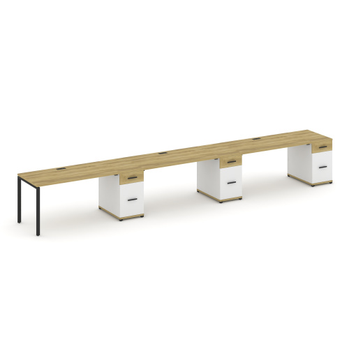 Бенч-система на 3 места с 3 опорными тумбами Concept CN.ORS-447 фото 6 Бенч-система на 3 места с 3 опорными тумбами Concept CN.ORS-447 фото 6