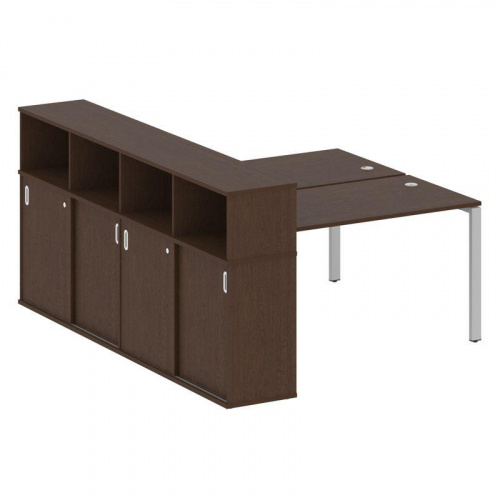 Бенч-система с шкафом-купе на П-обр. м/к Metal System БП.РС-СШК-4.3 фото 4