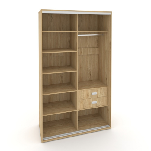 Корпус 2-х секционного шкафа высокого L=1600мм Maris SH.K2-6.1 K3 фото 6