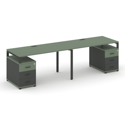 Бенч-система на 2 места с 2 опорными тумбами Concept CN.ORS-319 фото 2 Бенч-система на 2 места с 2 опорными тумбами Concept CN.ORS-319 фото 2