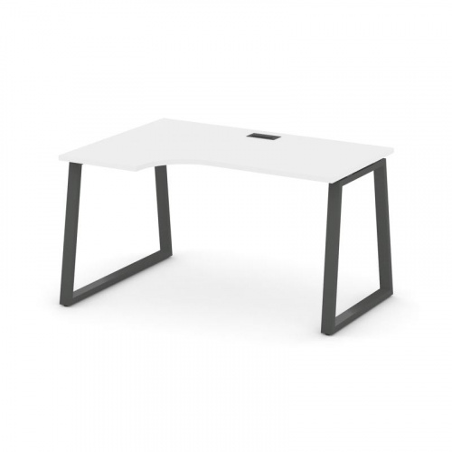 Style Project Стол рабочий эргоном. SN-6T1.SPA-022(L) Акация Лорка/Металл Антрацит/Заглушка Пластик фото 26