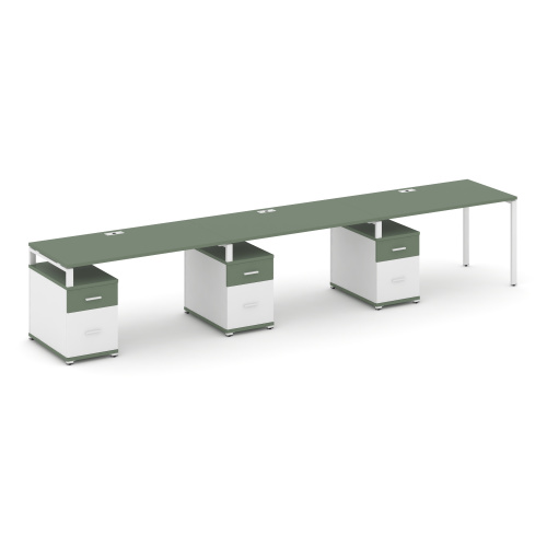 Бенч-система на 3 места с 3 опорными тумбами Concept CN.ORS-347 фото 5 Бенч-система на 3 места с 3 опорными тумбами Concept CN.ORS-347 фото 5