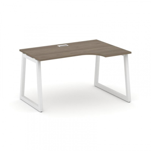 Style Project Стол рабочий эргоном. SN-5T1.SPA-022(R) Акация Лорка/Металл Антрацит/Заглушка Пластик фото 15