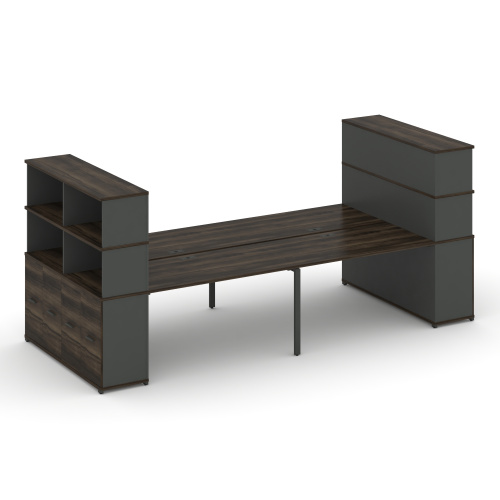 Бенч-система с опорными распашными шкафами Concept CN.DRS-276 фото 3 Бенч-система с опорными распашными шкафами Concept CN.DRS-276 фото 3