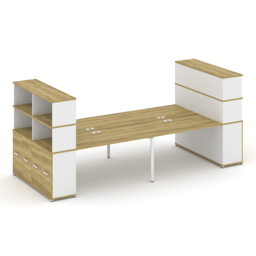 Бенч-система с опорными распашными шкафами Concept CN.DRS-275 фото 11