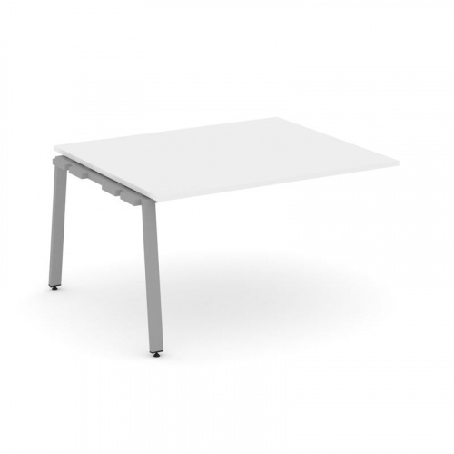 Style Project Проходной наб. элем. перег. стола SN-6A.NSPRG-033.3 Дуб Наварра/Металл Белый 1380*1180 фото 12