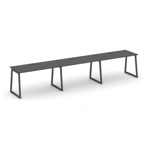 Style Project Рабочая станция 1 сторон. SN-4T1.ORS-051 Акация Лорка/Металл Антрацит/Заглушка Пластик фото 14