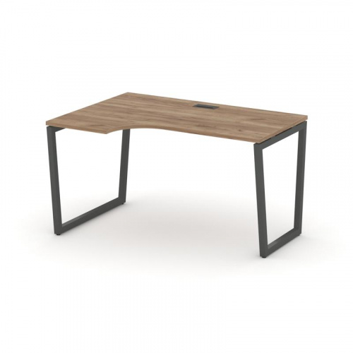 Style Project Стол рабочий эргоном. SN-4T2.SPA-001(L) Акация Лорка/Металл Антрацит/Заглушка Пластик фото 23