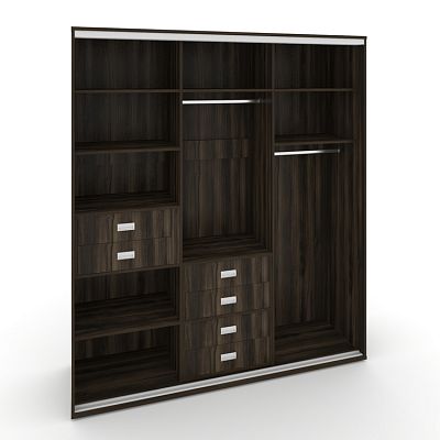 Корпус 3-х секционного шкафа высокого L=2669мм Maris SH.K3-8.1 K6