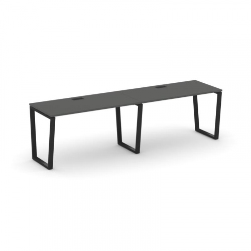 Style Project Рабочая станция 1 сторон. SN-6T2.ORS-003 Акация Лорка/Металл Антрацит/Заглушка Пластик фото 8