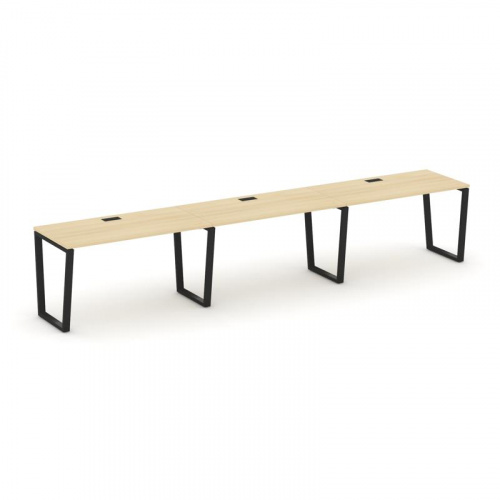 Style Project Рабочая станция 1 сторон. SN-6T2.ORS-033 Акация Лорка/Металл Антрацит/Заглушка Пластик фото 6