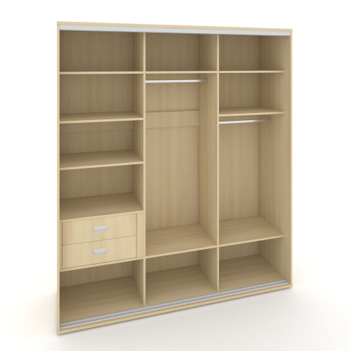 Корпус 3-х секционного шкафа высокого L=1769мм Maris SH.K3-2.1 K5