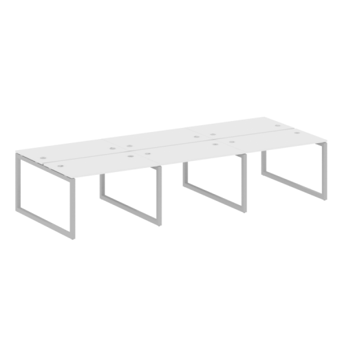 Бенч-система на 6 рабочих мест на О-обр. м/к Metal System Quattro 50БО.СМ-6.2 фото 4 Бенч-система на 6 рабочих мест на О-обр. м/к Metal System Quattro 50БО.СМ-6.2 фото 4