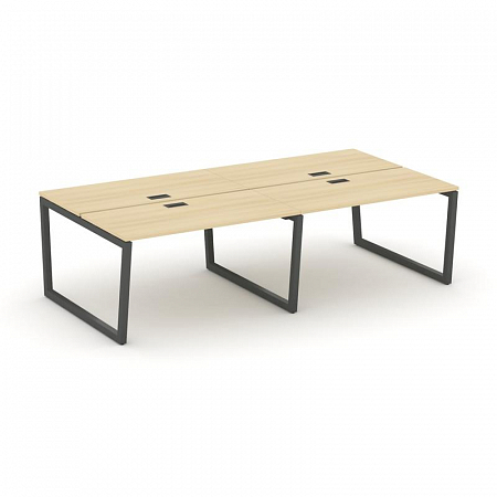 Style Project Рабочая станция 2-х сторон. SN-5T2.DRS-031 Акация Лорка/Металл Антрацит/Заглушка Пласт