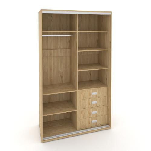 Корпус 2-х секционного шкафа высокого L=1100мм Maris SH.K2-1.1 K7 фото 3