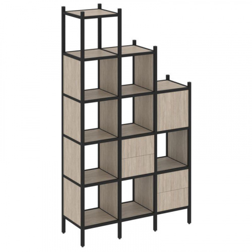 Стеллаж офисный прямой Loft VR.L-21 фото 3 Стеллаж офисный прямой Loft VR.L-21 фото 3