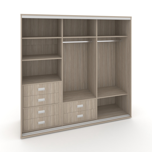 Корпус 3-х секционного шкафа низкого L=2519мм Maris SH.K3-7.2 K7 фото 6