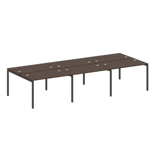 Бенч-система на 6 рабочих мест на П-обр. м/к Metal System Quattro 40БП.СМ-6.2 фото 8