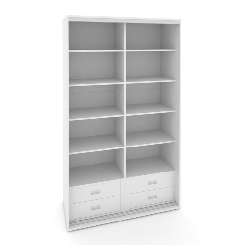 Корпус 2-х секционного шкафа высокого L=1700мм Maris SH.K2-7.1 K4 фото 2