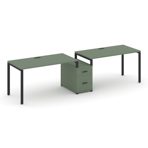 Бенч-система на 2 места с 1 опорной тумбой Concept CN.ORS-307 фото 2