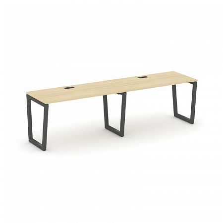 Style Project Рабочая станция 1 сторон. SN-5T2.ORS-012 Акация Лорка/Металл Антрацит/Заглушка Пластик