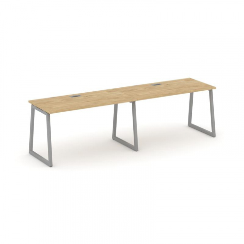 Style Project Рабочая станция 1 сторон. SN-4T1.ORS-012 Акация Лорка/Металл Антрацит/Заглушка Пластик фото 2