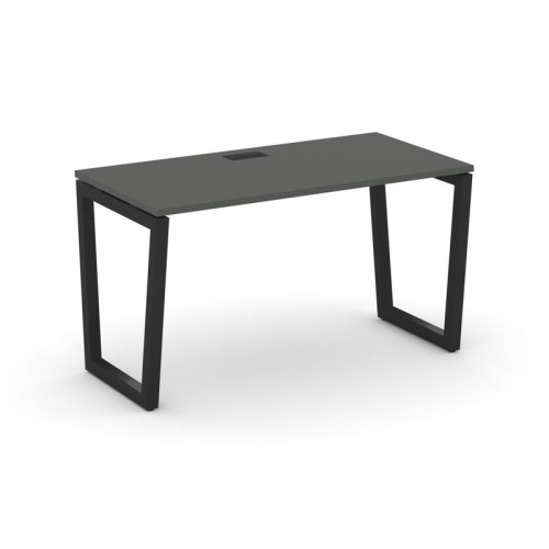 Style Project Стол письменный SN-5T2.SP-024 Акация Лорка/Металл Антрацит/Заглушка Пластик Черный 158 фото 5