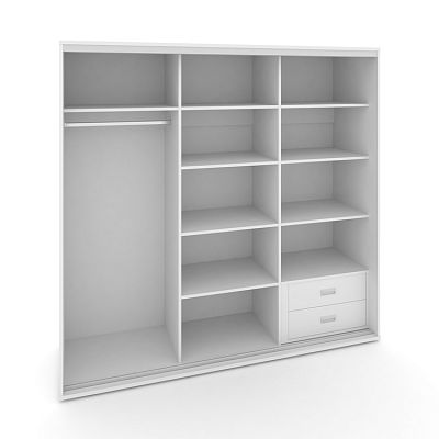 Корпус 3-х секционного шкафа низкого L=1919мм Maris SH.K3-3.2 K1