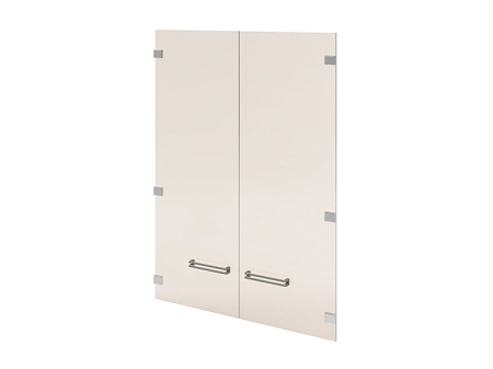 Двери средние стеклянные D-022