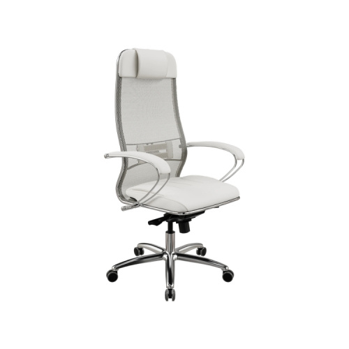 Кресло руководителя Samurai SL-1 (Экокожа/Сетка) фото 3