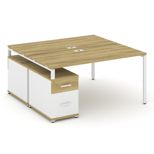 Бенч-система на 2 места с опорной тумбой Concept CN.DRS-308 фото 10