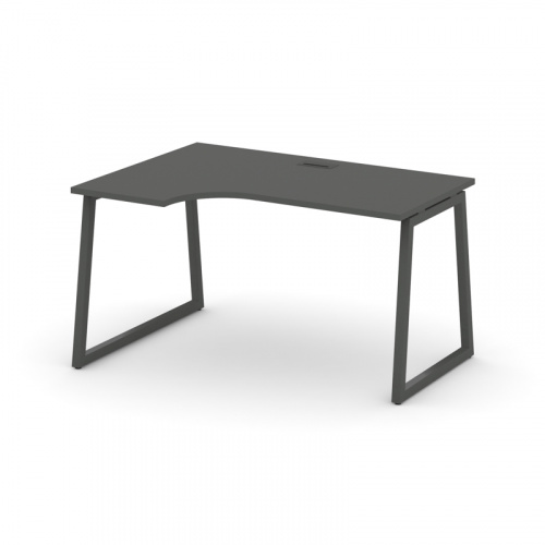 Style Project Стол рабочий эргоном. SN-4T1.SPA-021(L) Акация Лорка/Металл Антрацит/Заглушка Пластик фото 14 Style Project Стол рабочий эргоном. SN-4T1.SPA-021(L) Акация Лорка/Металл Антрацит/Заглушка Пластик фото 14