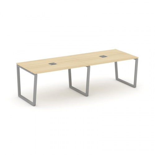 Style Project Стол переговорный SN-6T2.SPRG-011 Акация Лорка/Металл Антрацит/Заглушка Металл Антраци фото 20