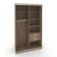 Корпус 2-х секционного шкафа высокого L=1700мм Maris SH.K2-7.1 K2