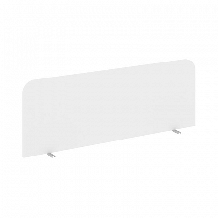 Настольный Экран фронтальный UNE.DEKRF-307 Белый Бриллиант/Металл Серый 1000*18*325