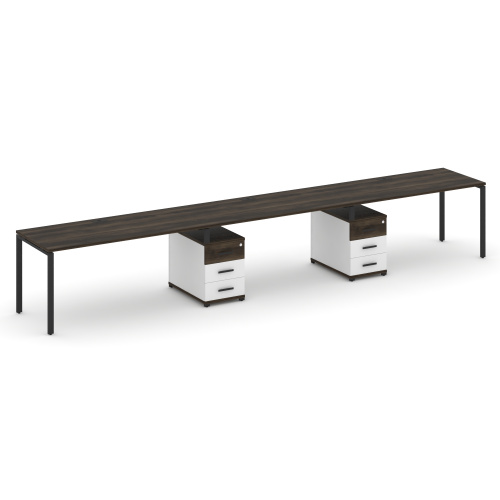 Бенч-система на 3 места с 2 опорными тумбами Concept CN.ORS-336 фото 9