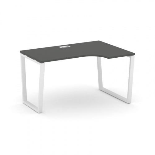 Style Project Стол рабочий эргоном. SN-6T2.SPA-011(R) Акация Лорка/Металл Антрацит/Заглушка Пластик фото 19